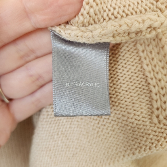 Marled Summer Graphic Sweater Resort Tan Cute Beach Vacation Cruise Size 1X - Picture 13 of 17